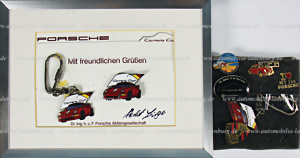 Porsche Logo PORSCHE Logo Pin Pins Anfang 90er Jahre emailliert