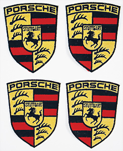 Porsche Schlüsselanhänger Wappen Echtleder – piamarket