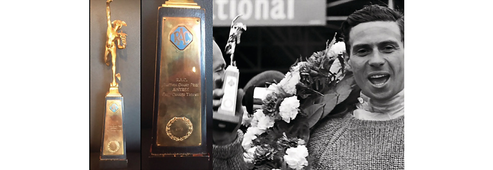 Jim Clark 1962 Großer Preis von Großbritannien Aintree Trophäe