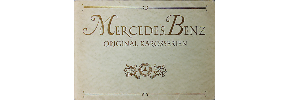 1926 Mercedes Benz Verkaufsmappe 12/55PS, vollständig