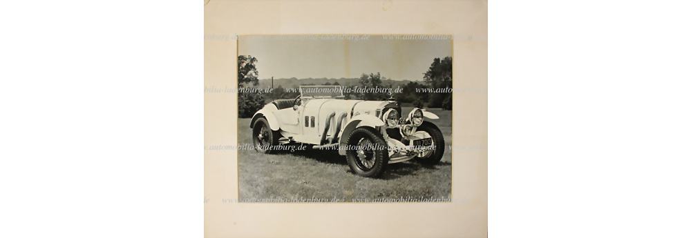 Mercedes Benz SSK original S/W Aufnahme
