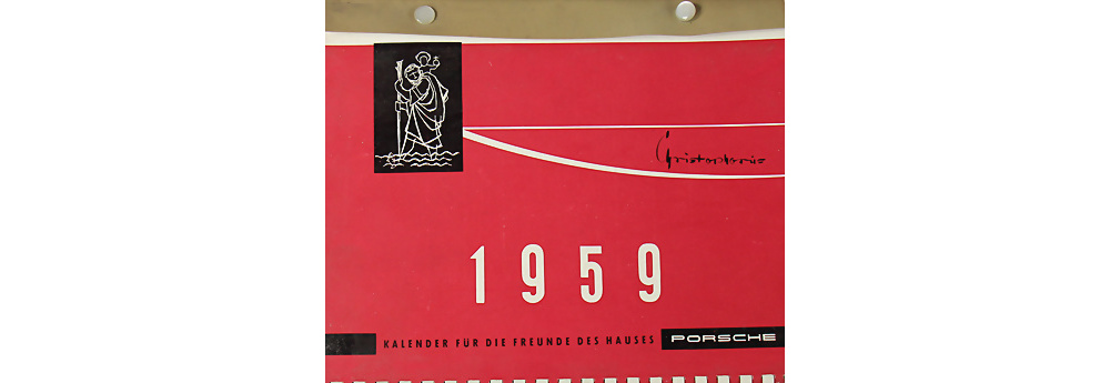 Porsche Kalender, Jahr: 1959