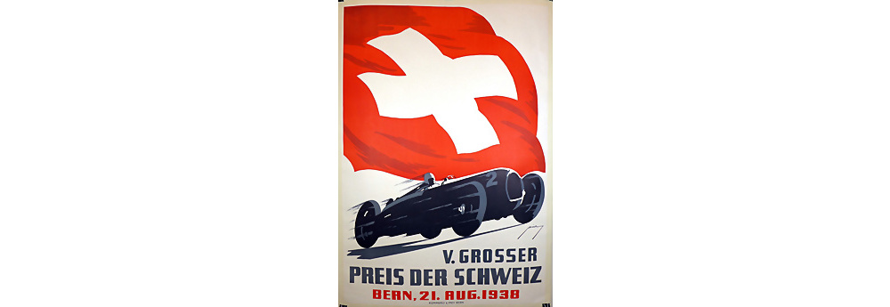 Bern 1938 Veranstaltungsplakat, Großer Preis der Schweiz