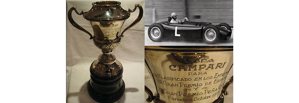 Alberto Ascari 1954 Großer Preis von Spanien Trophäe