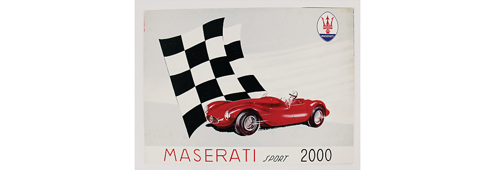 Nr. 148 - MASERATI Faltprospekt für Typ Maserati Sport 2000