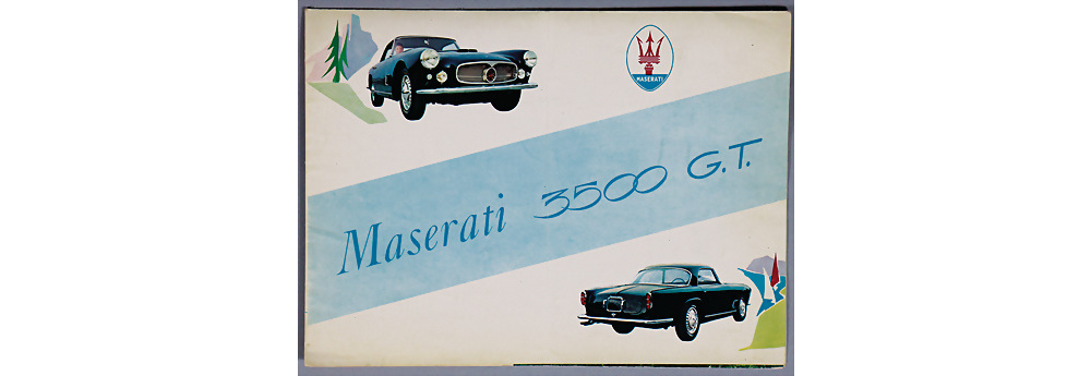Nr. 2 - MASERATI Verkaufsprospekt Maserati 3500 G.T.