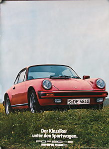 Porsche 911 930 Turbo 3,3 „außer Konkurrenz“ Poster Reprint